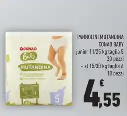 Conad PANNOLINI MUTANDINA offerta
