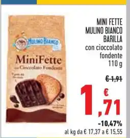 Conad MINI FETTE MULINO BIANCO BARILLA offerta
