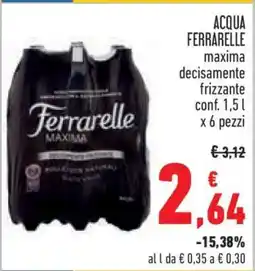 Conad Acqua Ferrarelle offerta