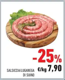Conad Salsiccia Luganega di Suino offerta