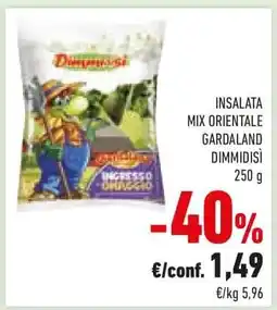 Conad INSALATA MIX ORIENTALE GARDALAND DIMMIDISÌ offerta