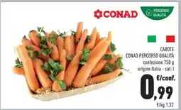 Conad Carote Conad Percorso Qualità offerta