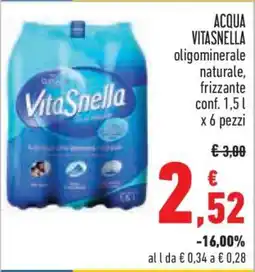Conad Acqua Vitasnella offerta