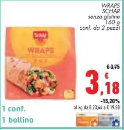 Conad WRAPS SCHÄR offerta