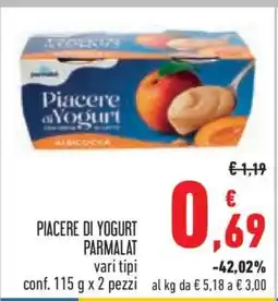 Conad PIACERE DI YOGURT PARMALAT offerta