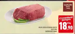 Conad Polpa Coscia di Bovino Adulto Scottona offerta