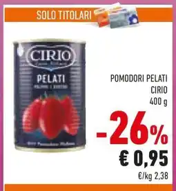 Conad POMODORI PELATI CIRIO offerta