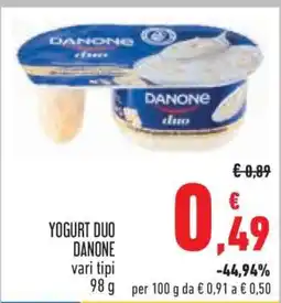 Conad Yogurt Duo DANONE offerta