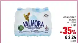 Conad ACQUA NATURALE VALMORA offerta