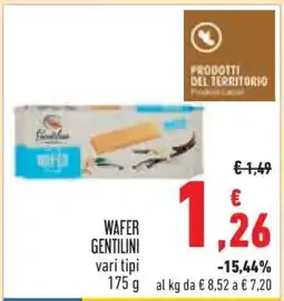 Conad Wafer Gentilini offerta