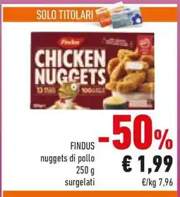 Conad FINDUS nuggets di pollo offerta