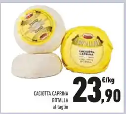 Conad CACIOTTA CAPRINA BOTALLA al taglio offerta