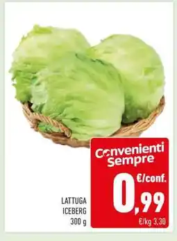 Conad Lattuga Iceberg offerta