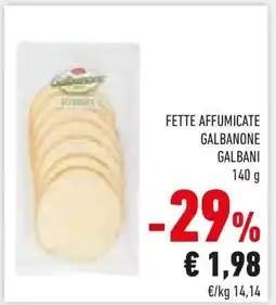 Conad FETTE AFFUMICATE GALBANONE GALBANI offerta