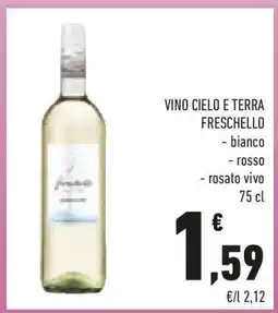 Conad VINO CIELO E TERRA FRESCHELLO offerta
