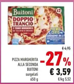 Conad PIZZA MARGHERITA ALLA SECONDA BUITONI offerta