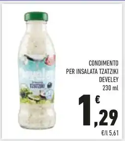 Conad CONDIMENTO PER INSALATA TZATZIKI DEVELEY offerta