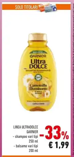 Conad LINEA ULTRADOLCE GARNIER offerta