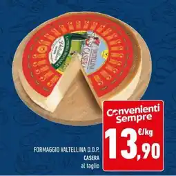 Conad FORMAGGIO VALTELLINA D.O.P. CASERA offerta