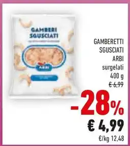 Conad GAMBERETTI SGUSCIATI ARBI offerta