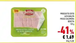 Conad PROSCIUTTO COTTO ALTA QUALITÀ FRESCA SALUMERIA BERETTA offerta