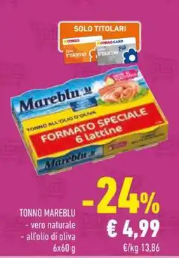 Conad TONNO MAREBLU offerta