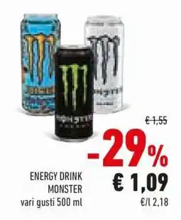 Conad ENERGY DRINK MONSTER offerta