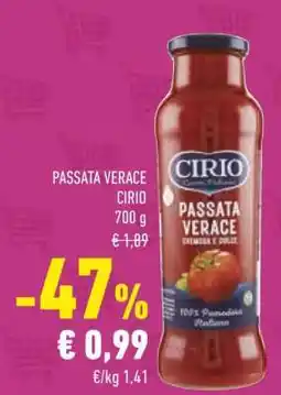 Conad PASSATA VERACE offerta