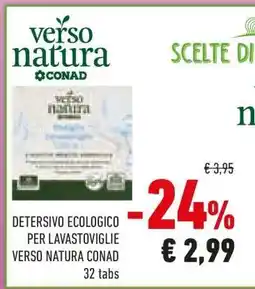 Conad Detersivo Ecologico per Lavastoviglie Verso Natura Conad offerta