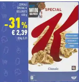 Conad CEREALI SPECIAL K KELLOGG'S 450 g offerta