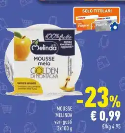 Conad MOUSSE MELINDA offerta