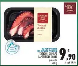 Conad Tentacoli di Polpo Sapori&Idee Conad offerta