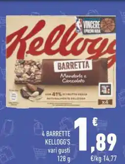 Conad 4 BARRETTE KELLOGG'S offerta