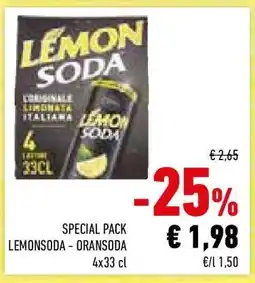 Conad SPECIAL PACK LEMONSODA - ORANSODA offerta
