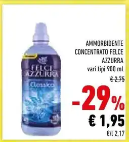 Conad Ammorbidente Concentrato Felce Azzurra offerta