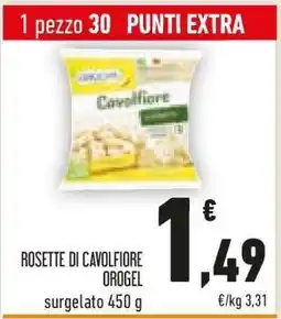 Conad ROSETTE DI CAVOLFIORE OROGEL offerta