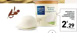Conad MOZZARELLA DI BUFALA CAMPANA D.O.P. SAPORIDINTORNI CONAD offerta
