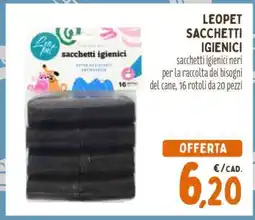 Conad LEOPET SACCHETTI IGIENICI offerta