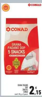 Conad GRANA PADANO DOP SNACKS offerta