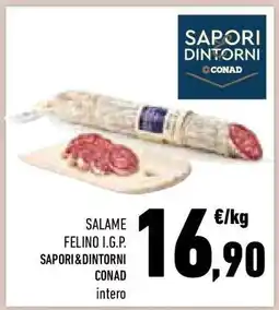 Conad Salame Felino I.G.P offerta