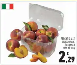 Conad PESCHE GIALLE offerta