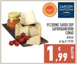 Conad PECORINO SARDO DOP SAPORI&DINTORNI CONAD offerta