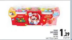 Conad Yogurt Super Mario Danone offerta