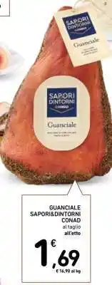 Conad GUANCIALE SAPORI & DINTORNI CONAD offerta