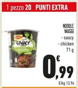Conad Noodle Maggi offerta