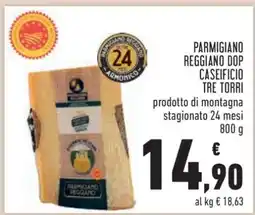 Conad PARMIGIANO REGGIANO DOP CASEIFICIO TRE TORRI offerta