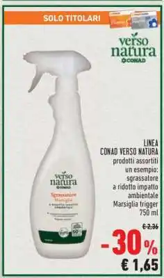 Conad Conad Verso Natura Sgrassatore Marsiglia offerta