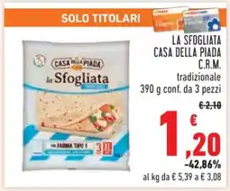 Conad LA SFOGLIATA CASA DELLA PIADA C.R.M offerta