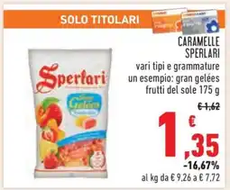 Conad Caramelle Sperlari offerta