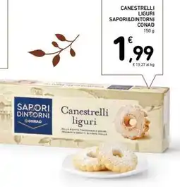 Conad CANESTRELLI LIGURI SAPORI&DINTORNI CONAD 150 g offerta
